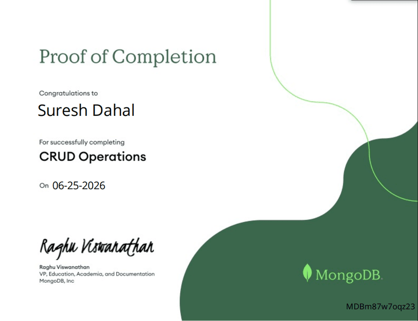 MongoDB CRUD Operations