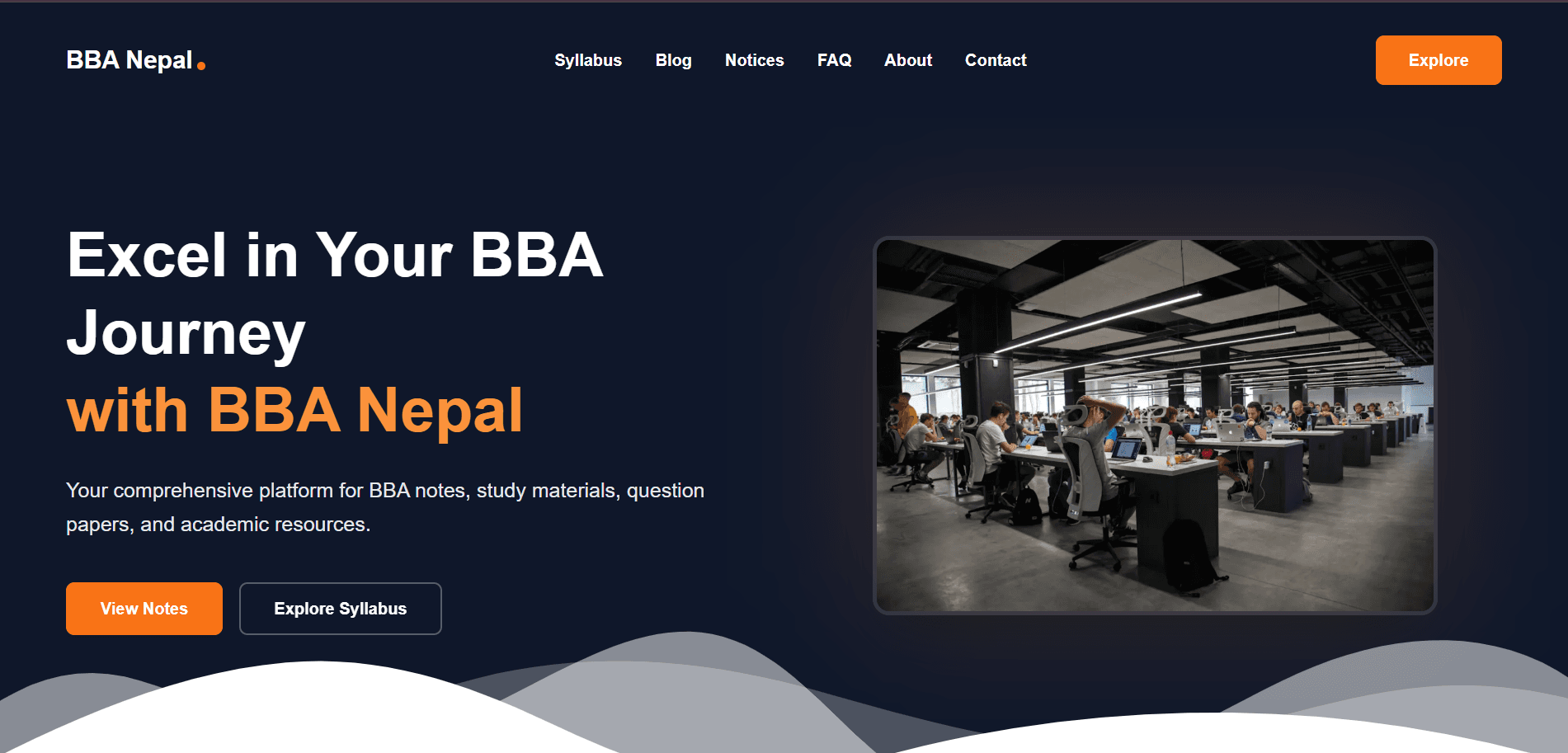 BBA Nepal Educational Website
